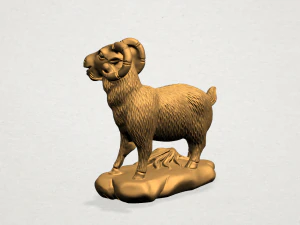 chinese horoscope of goat 3D Print Model