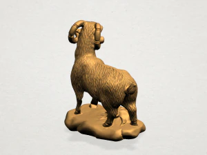 chinese horoscope of goat 3D Print Model