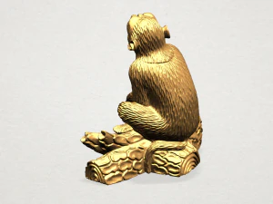 chinese horoscope of monkey 3D Print Model