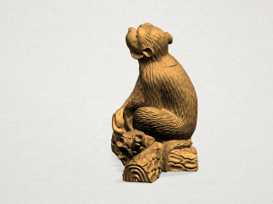 chinese horoscope of monkey 3Dプリントモデル