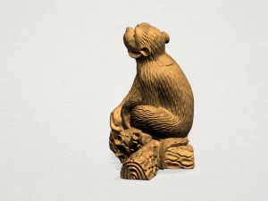 chinese horoscope of monkey 3D Print Model