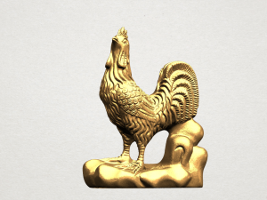 chinese horoscope of rooster 3D Print Model