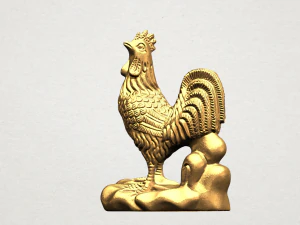 chinese horoscope of rooster 3D Print Model