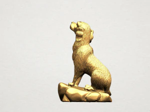 chinese horoscope of dog 3D Print Model