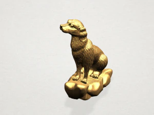 chinese horoscope of dog 3D Print Model