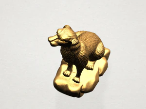 chinese horoscope of dog 3D Print Model