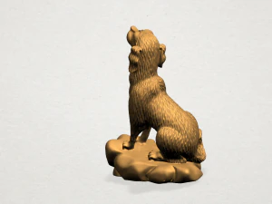 chinese horoscope of dog 3D Print Model