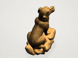 chinese horoscope of dog 3D Print Model