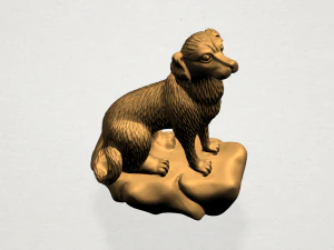 chinese horoscope of dog 3D Print Model