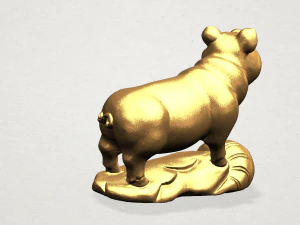 chinese horoscope of pig 3D Print Model