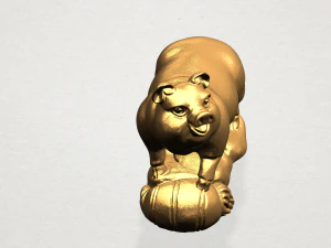 chinese horoscope of pig 3D Print Model
