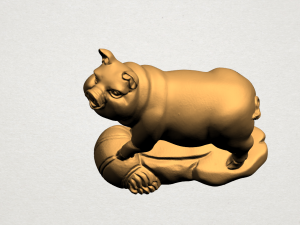 chinese horoscope of pig 3Dプリントモデル