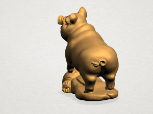 chinese horoscope of pig 3Dプリントモデル