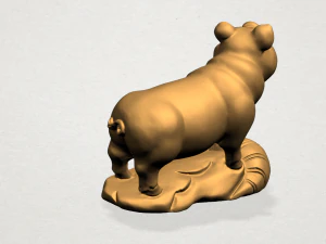 chinese horoscope of pig 3D Print Model