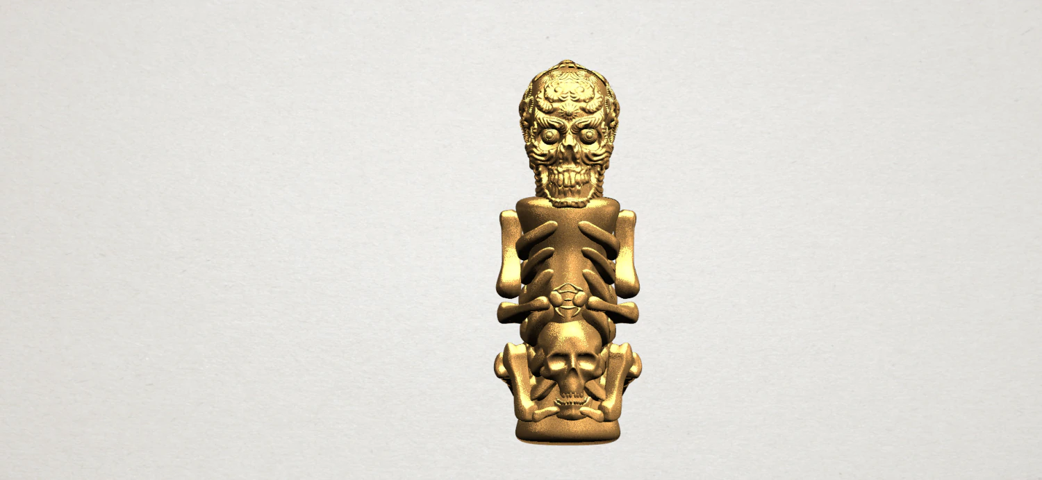 skelecton 01 3D Print Model .c4d .max .obj .3ds .fbx .stl .blend 