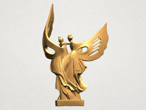 angel and devil Model Cetak 3D