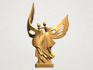 देवदूत और शैतान 3D प्रिंट मॉडल