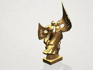 angel and devil Model Cetak 3D