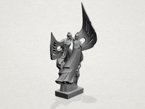 angel and devil Model Cetak 3D