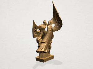 देवदूत और शैतान 3D प्रिंट मॉडल