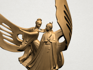 angel and devil Model Cetak 3D