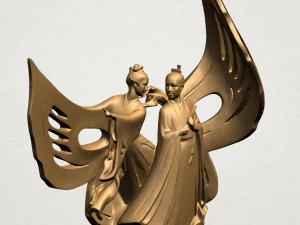 देवदूत और शैतान 3D प्रिंट मॉडल