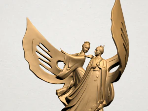 देवदूत और शैतान 3D प्रिंट मॉडल