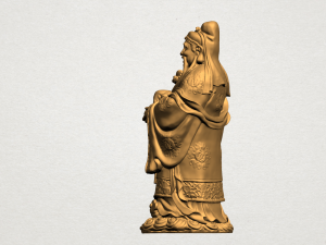 chinese god of fortune - fook xing 3Dプリントモデル