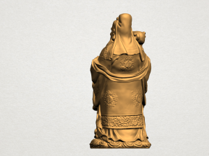 chinese god of fortune - fook xing 3Dプリントモデル