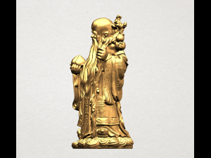 chinese god of longevity - sau xing 3Dプリントモデル