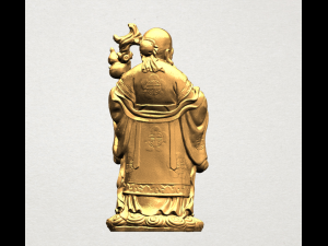 chinese god of longevity - sau xing 3Dプリントモデル