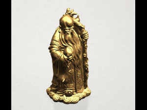 chinese god of longevity - sau xing 3Dプリントモデル