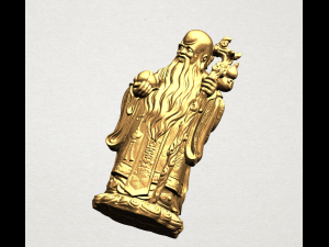 chinese god of longevity - sau xing 3Dプリントモデル
