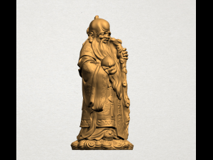 chinese god of longevity - sau xing 3Dプリントモデル