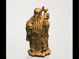 chinese god of longevity - sau xing 3Dプリントモデル