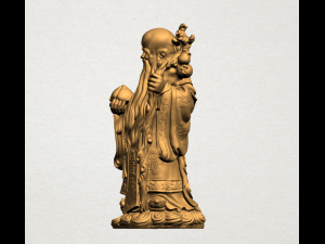 chinese god of longevity - sau xing 3Dプリントモデル