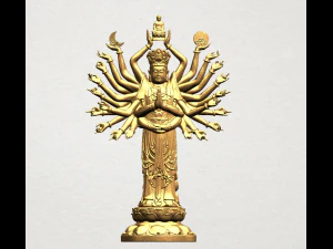 bodhisattva avalokitesvara - banyak tangan Model Cetak 3D