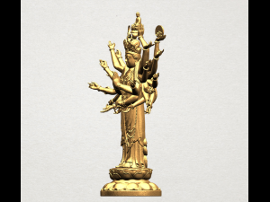 avalokitesvara bodhisattva - multi hand 3D Baskı Modeli