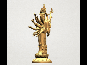 avalokitesvara bodhisattva - multi hand 3D Baskı Modeli