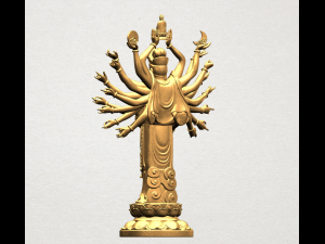 avalokitesvara bodhisattva - multi hand 3D Baskı Modeli