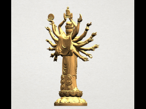 avalokitesvara bodhisattva - multi hand 3D Baskı Modeli