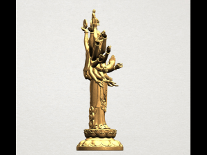 avalokitesvara bodhisattva - multi hand 3D Baskı Modeli