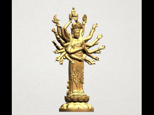 avalokitesvara bodhisattva - multi hand 3D Baskı Modeli