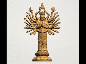 avalokitesvara bodhisattva - multi hand 3D Baskı Modeli