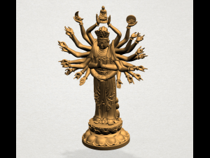 avalokitesvara bodhisattva - multi hand 3D Baskı Modeli