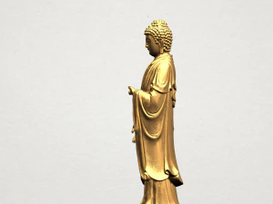 gautama buddha standing 3D Print Model