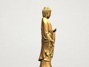 gautama buddha standing 3D Print Model