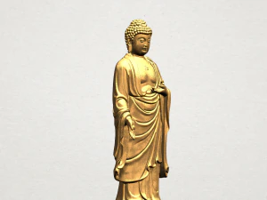 gautama buddha standing 3D Print Model