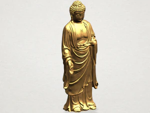 gautama buddha standing 3D Print Model