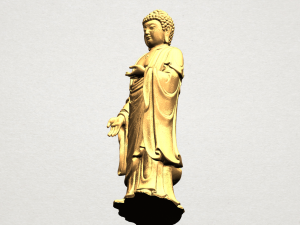 gautama buddha standing 3Dプリントモデル